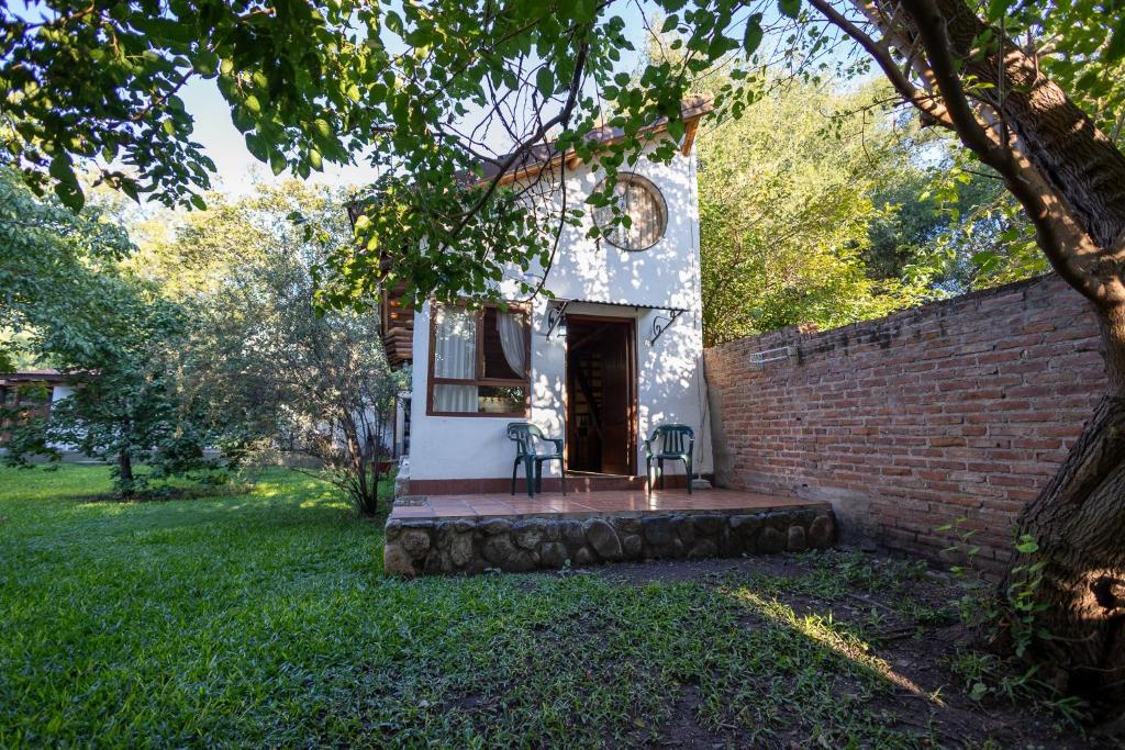 Zahrada ubytování Algarrobo Luz Cabañas