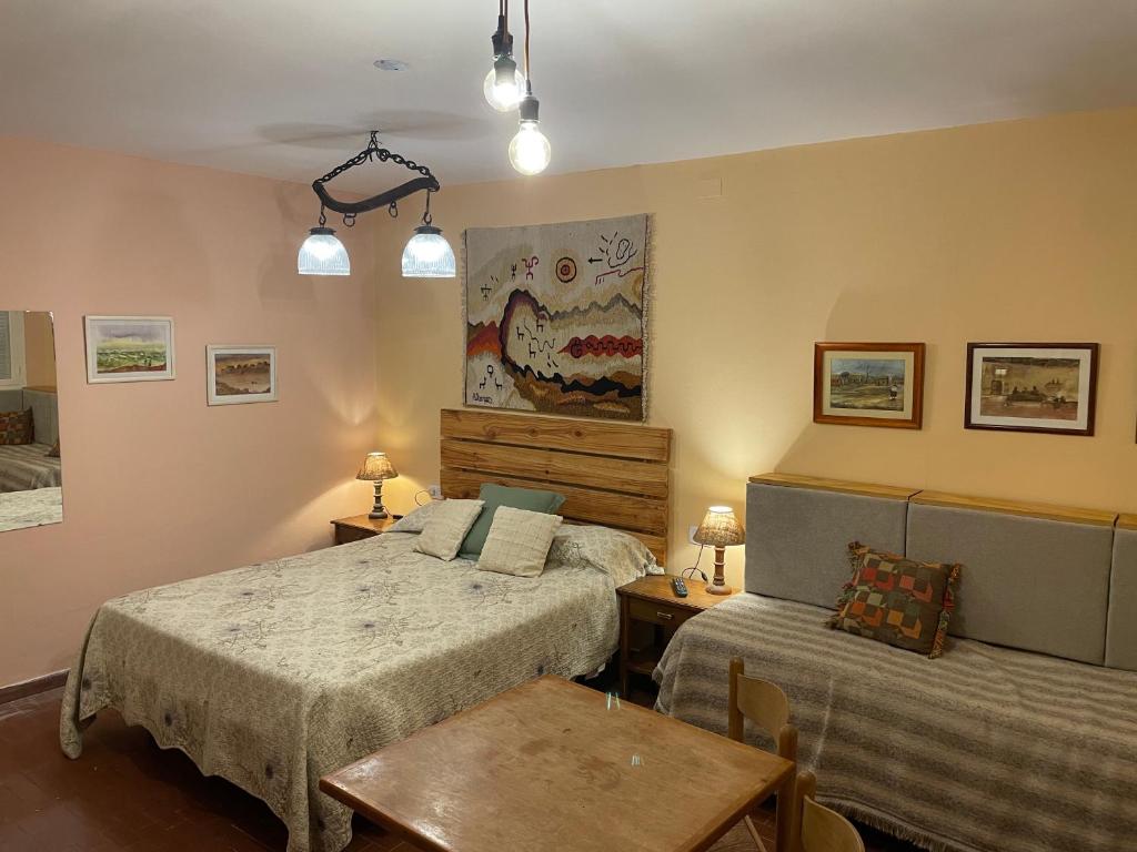 Ένα ή περισσότερα κρεβάτια σε δωμάτιο στο Departamento Moderno y Tranquilo en el Centro de Tafi del Valle