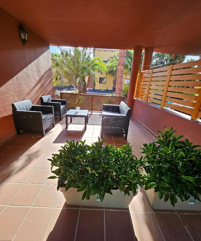 Posezení v ubytování Tamarindo I Piscinas de Agua Salada