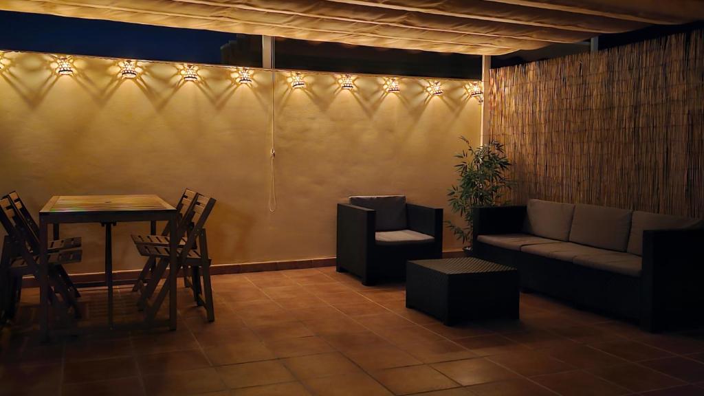 Posezení v ubytování Apartamento Marion