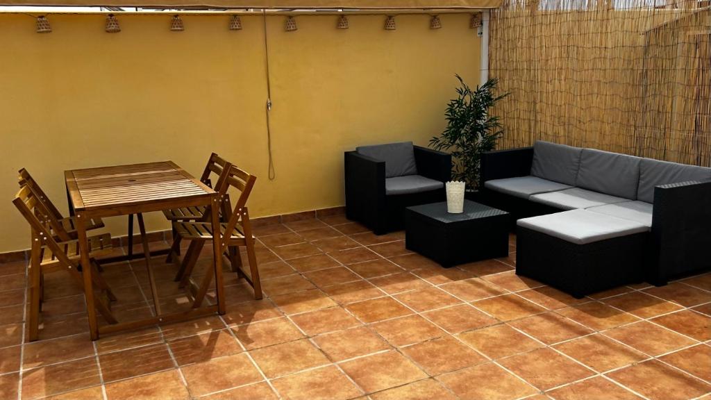 Posezení v ubytování Apartamento Marion
