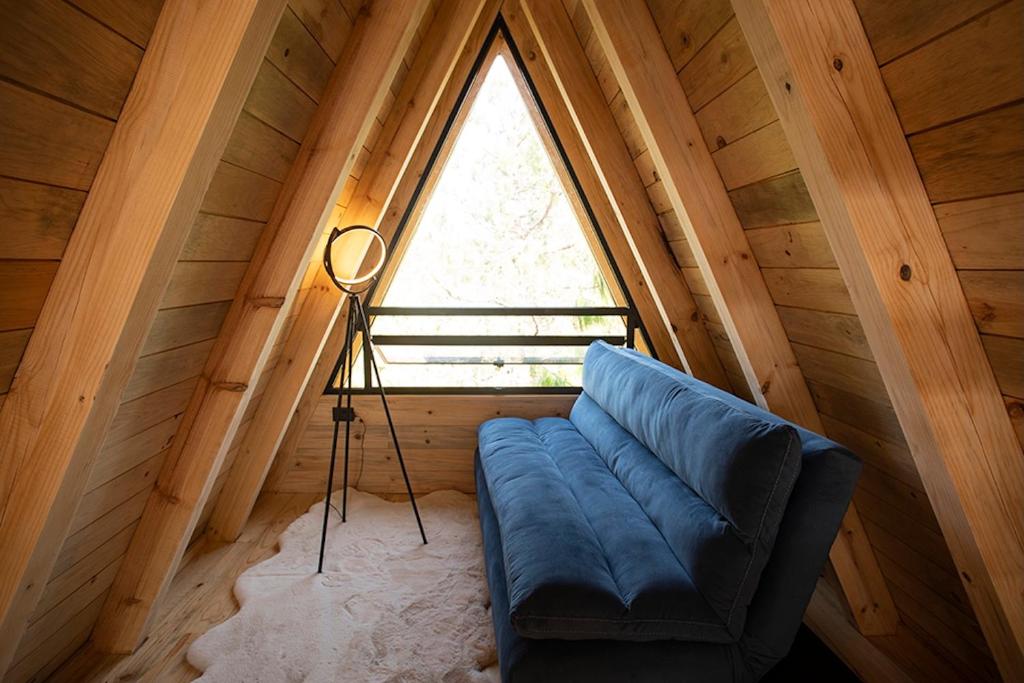 Posezení v ubytování Cabañas Chalets Piedra Alta Zacatlan