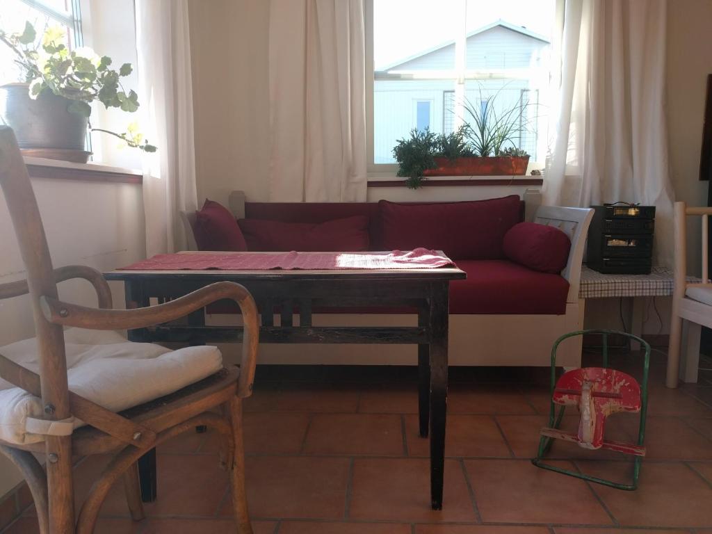 Posezení v ubytování Lekanders Bär & Boende
