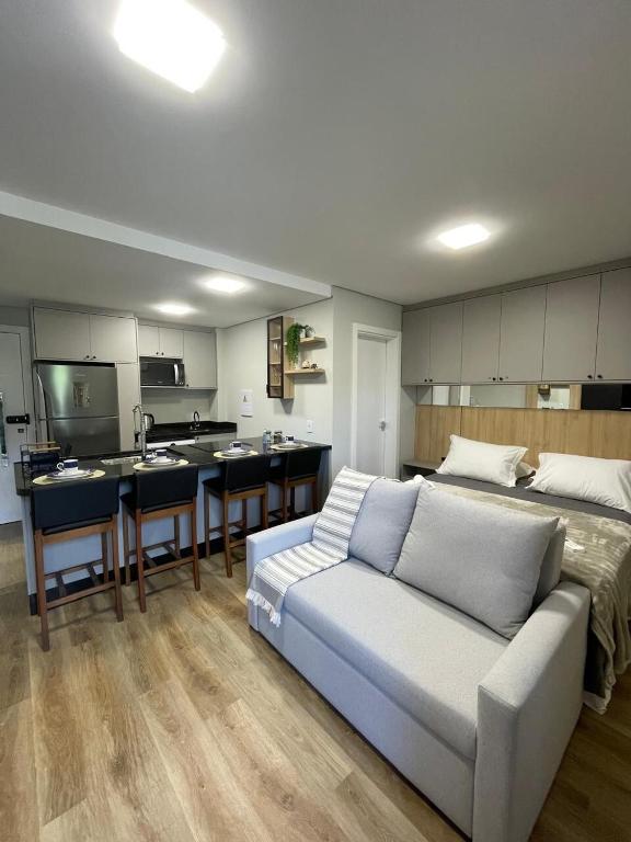 Η κουζίνα ή μικρή κουζίνα στο Konell apartment 102