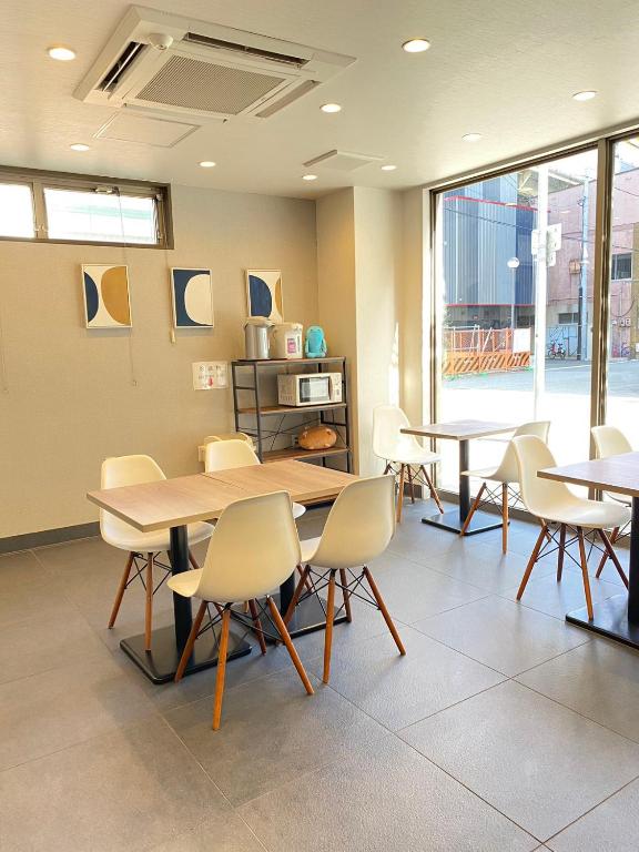 Posezení v ubytování Floral Hotel · SakaisuJi-Honmachi Osaka
