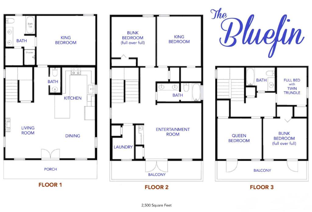 Grundriss der Unterkunft The Bluefin - Luxury Beach Home!