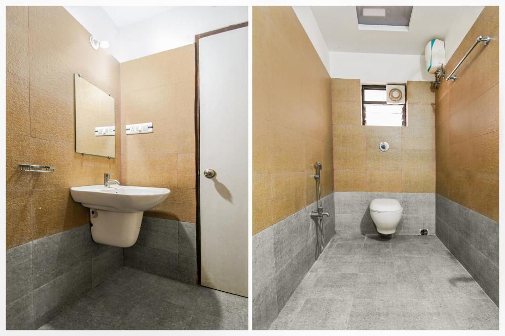Koupelna v ubytování Hotel O KK A1 Guest House