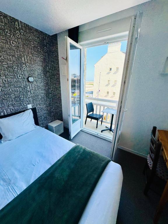 Postel nebo postele na pokoji v ubytování Le Clos Normand