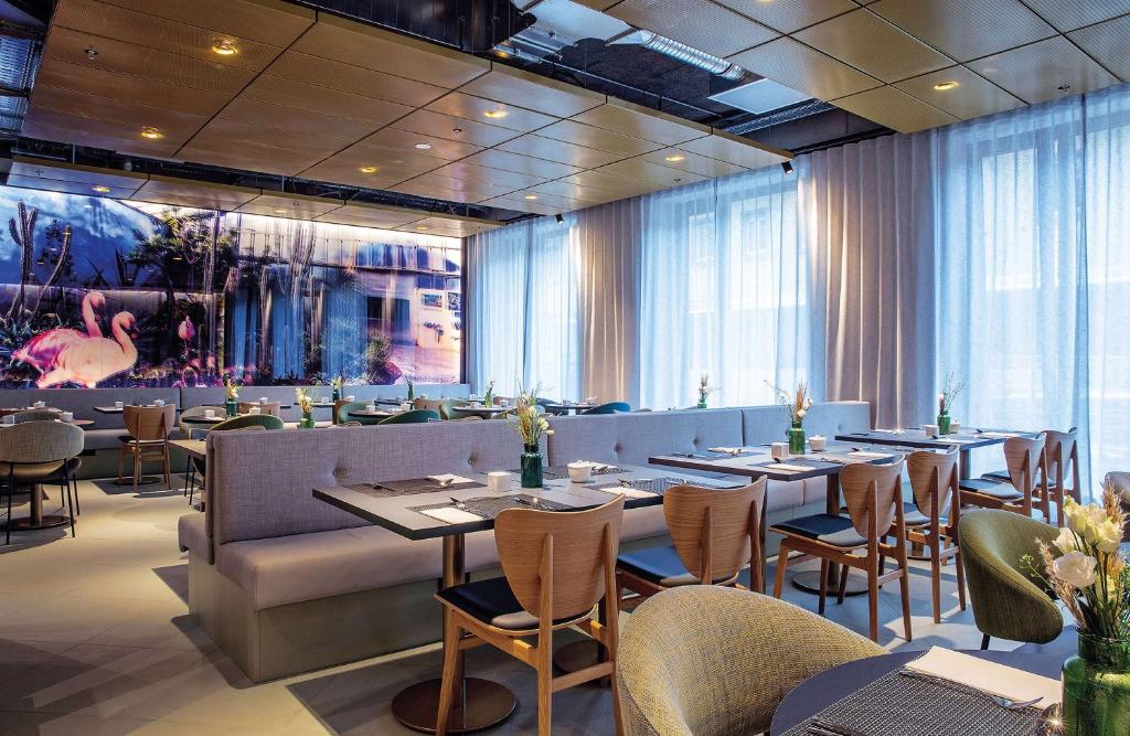 Restaurace v ubytování Hilton Garden Inn Mannheim