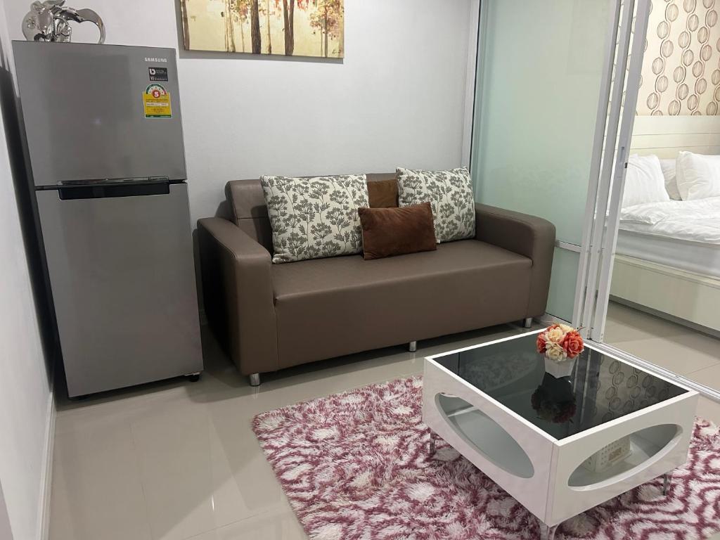 Posezení v ubytování Baan Klang Condo in Central Hua Hin