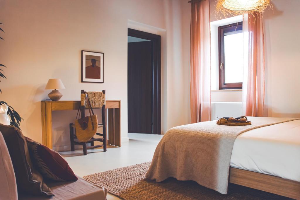 Postel nebo postele na pokoji v ubytování Agriturismo Scala - Eco Boutique B&B