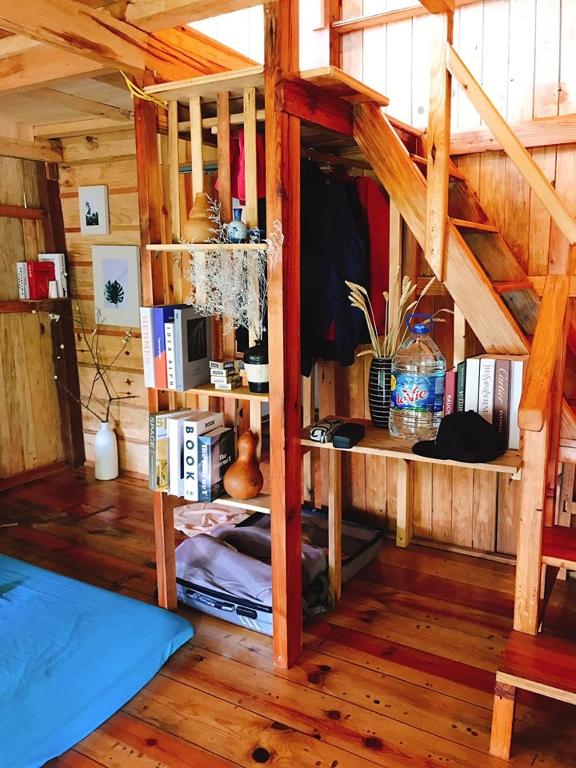 Kuchyň nebo kuchyňský kout v ubytování Đà Lạt Củi Homestay