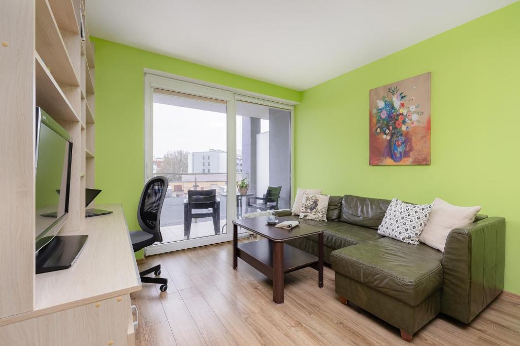 Posedenie v ubytovaní Funkcjonalne i Komfortowe Apartamenty Sun Seasons 24 w Kołobrzegu by Noclegi Renters