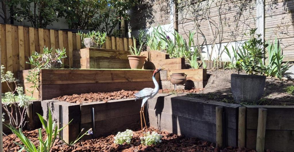 Zahrada ubytování 3 pièces avec terrasse arborée