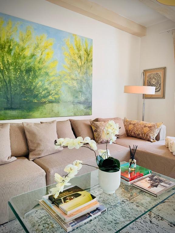 Posezení v ubytování Sazava River Apartment