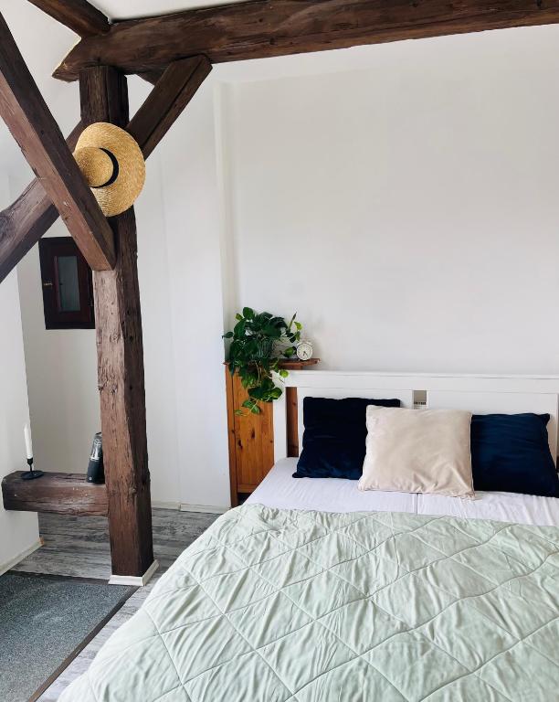 Postel nebo postele na pokoji v ubytování Art HOTEL