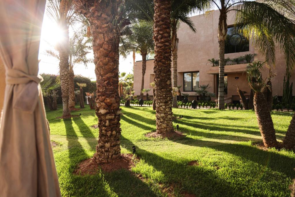 Zahrada ubytování Luxury Resort Loudi Marrakech