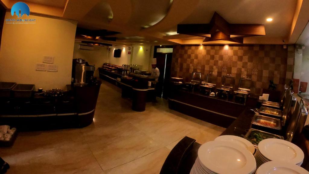 Posezení v ubytování Hotel Moonlight