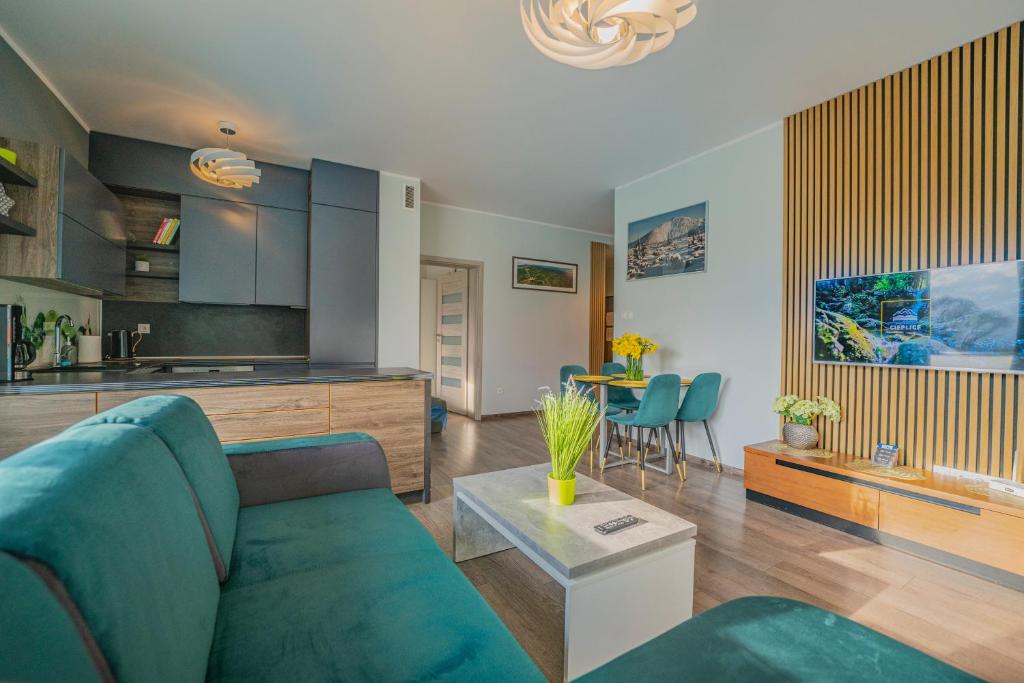 Posedenie v ubytovaní Apartament w Cieplicach