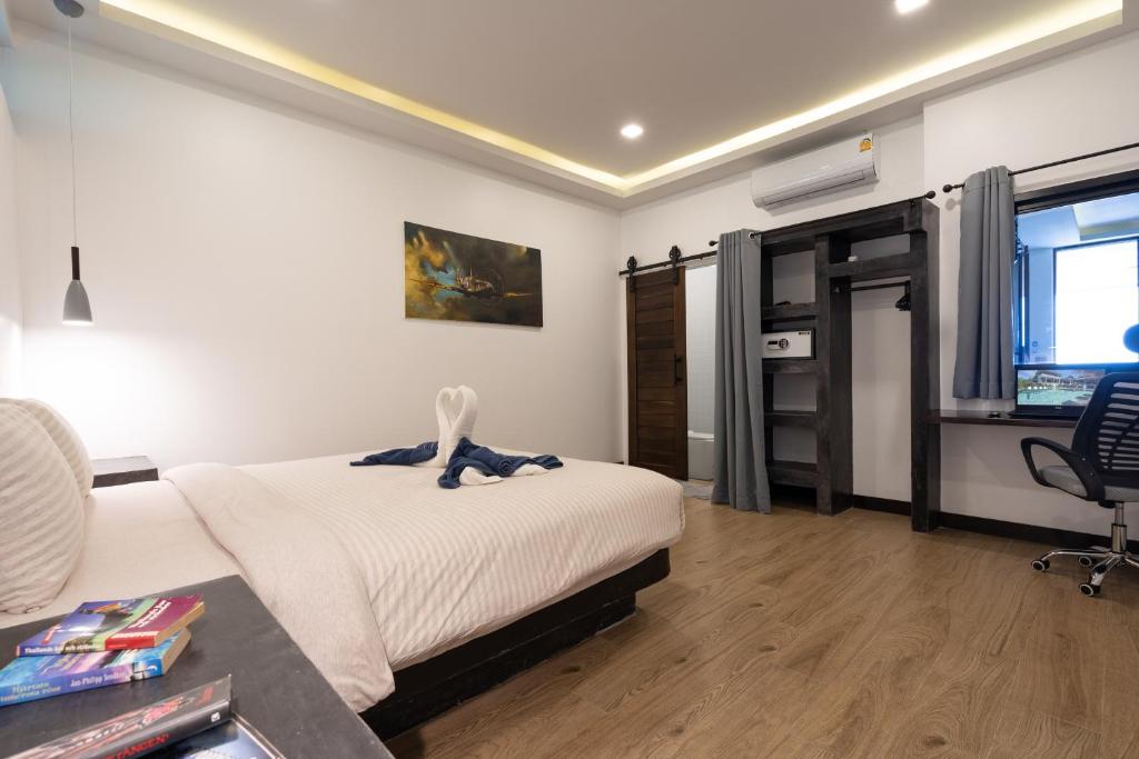 Postel nebo postele na pokoji v ubytování Villa Lila