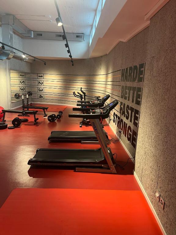 Fitness centrum a/nebo fitness zařízení v ubytování City Pop 2Night Zürich City - Self check-in