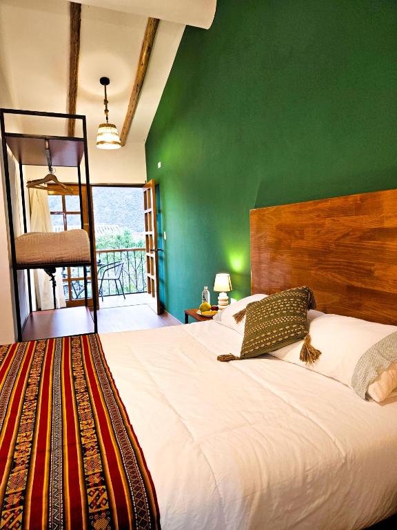 Voodi või voodid majutusasutuse Hotel and Country House Valle Sagrado de los Incas toas