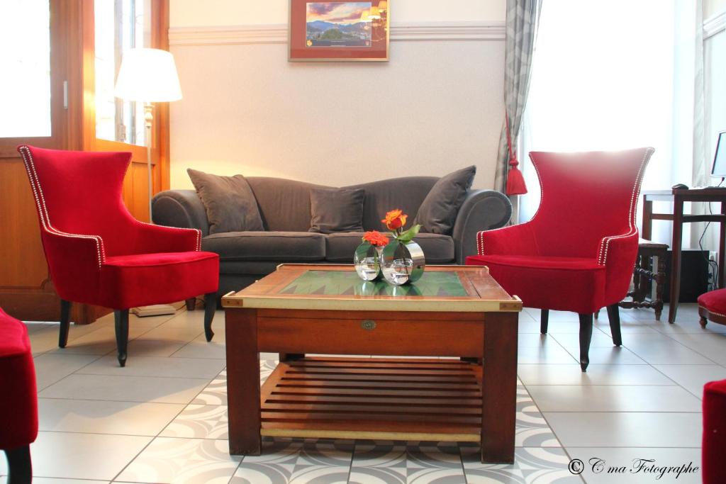 Posezení v ubytování Hôtel Majestic