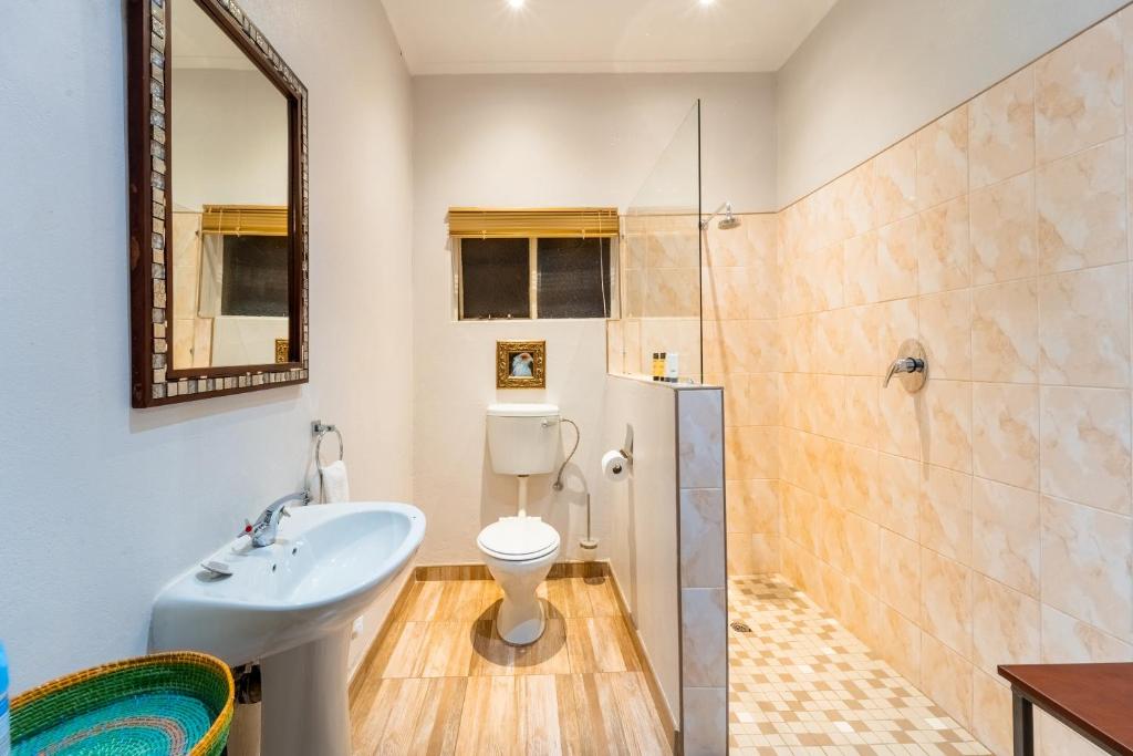 Koupelna v ubytování Nguni Lodge