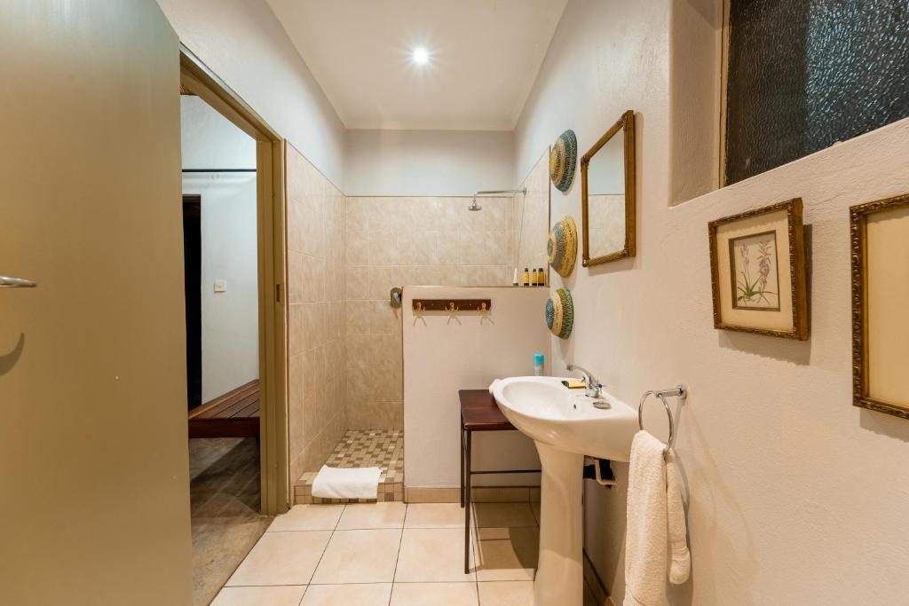 Koupelna v ubytování Nguni Lodge