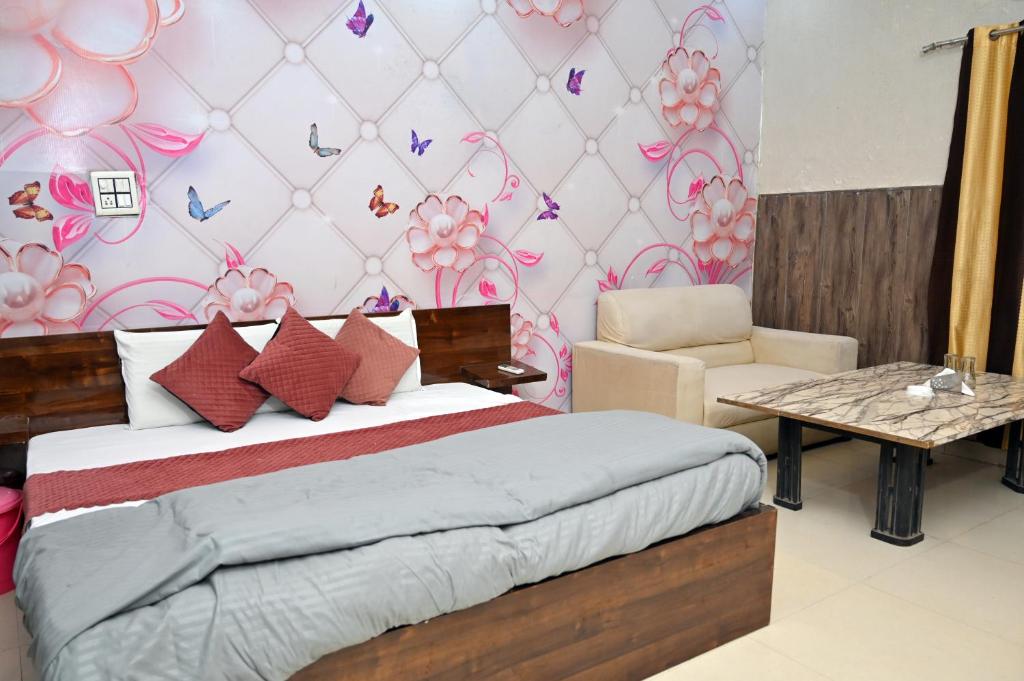 Postel nebo postele na pokoji v ubytování ADB Resort