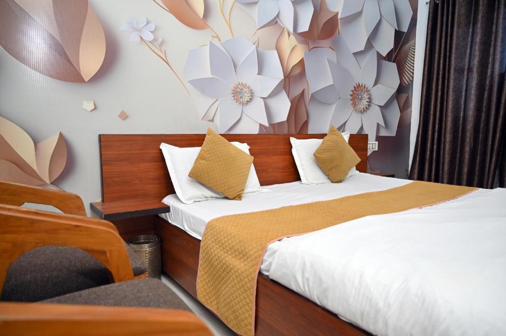 Postel nebo postele na pokoji v ubytování ADB Resort