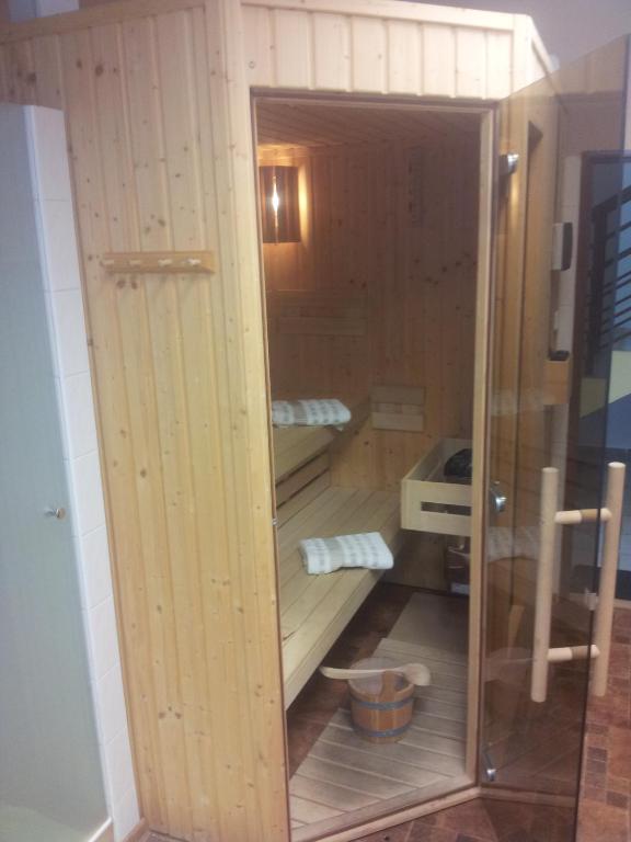 Postel nebo postele na pokoji v ubytování Pension Solnička