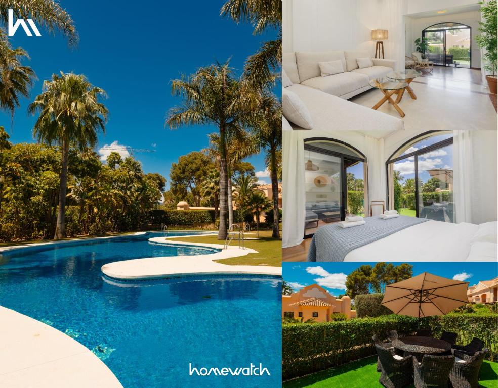3 bedroom apartment, with private garden and terrace, in Puerto Banús