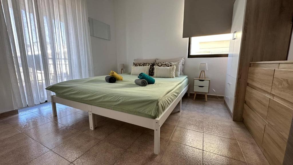 Postel nebo postele na pokoji v ubytování Gouris Appartements