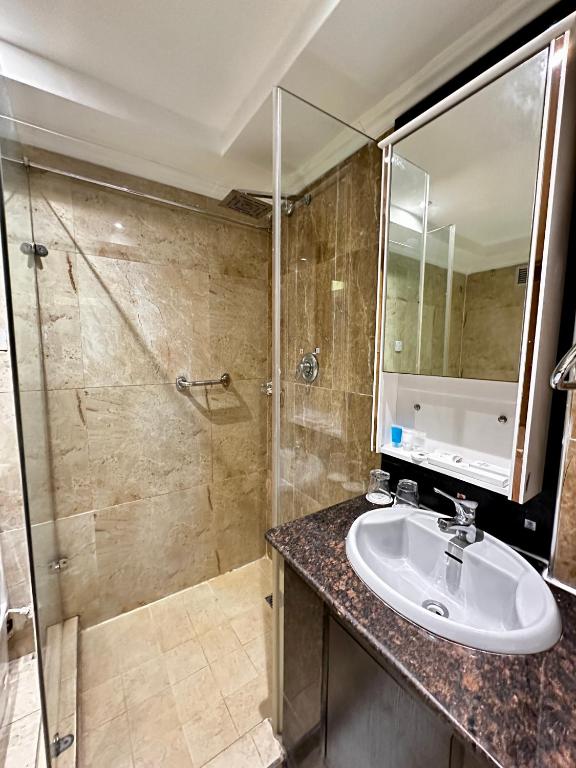 Koupelna v ubytování Golden Tulip Hotel Port Harcourt -GTPH