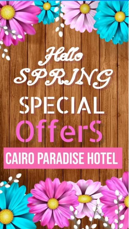 Certifikát, hodnocení, plakát nebo jiný dokument vystavený v ubytování Cairo Paradise Hotel