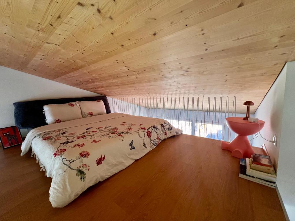 Postel nebo postele na pokoji v ubytování StudioLoftMountains