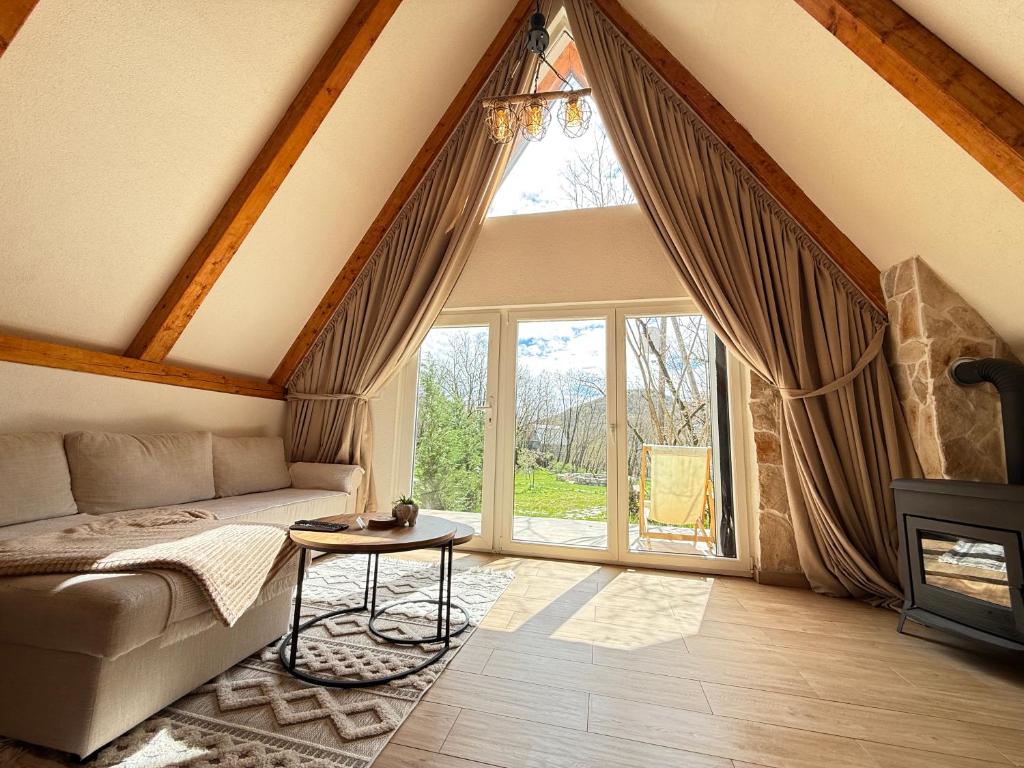 Posezení v ubytování Vukova dolina apartments