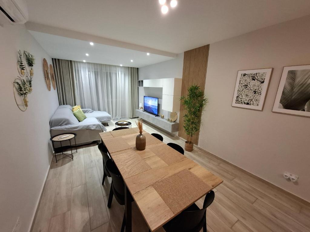 Posezení v ubytování Serenity Apartment