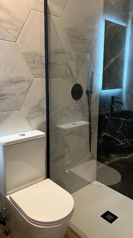 Koupelna v ubytování Hotel MLC San Sebastian