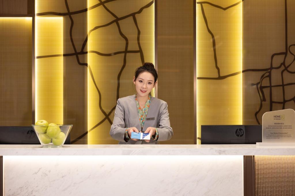 Hosté ubytování Home2 Suite by Hilton Fuyang Taihe