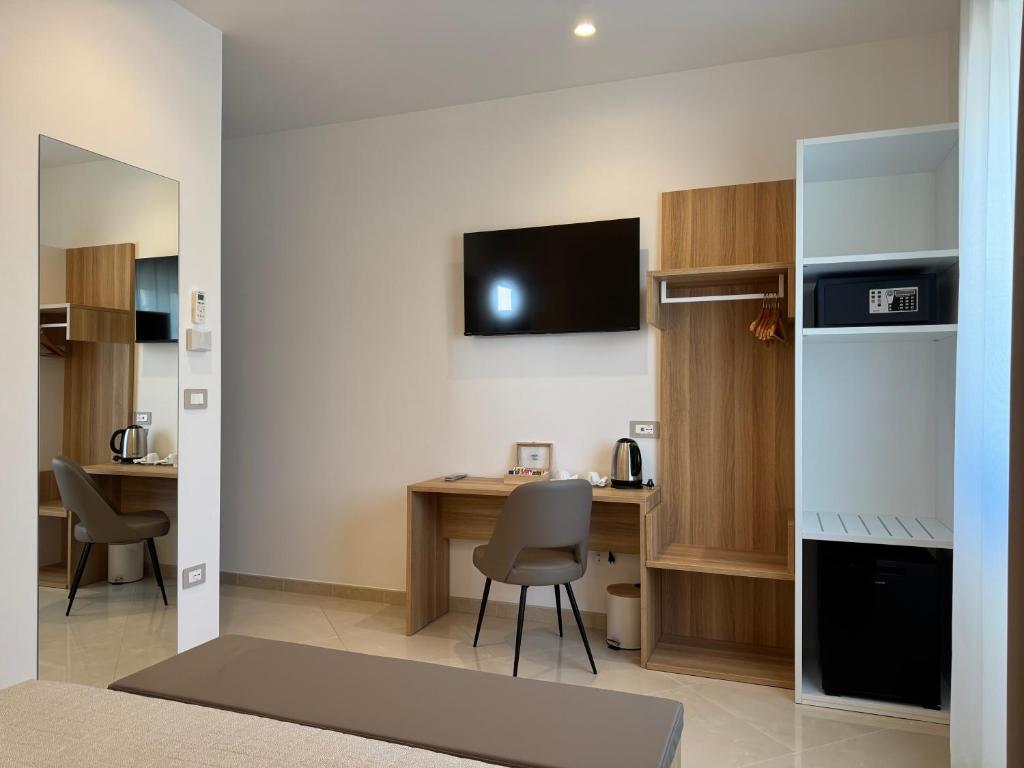Kuchyň nebo kuchyňský kout v ubytování B&B Affittacamere Vecchia Alimini