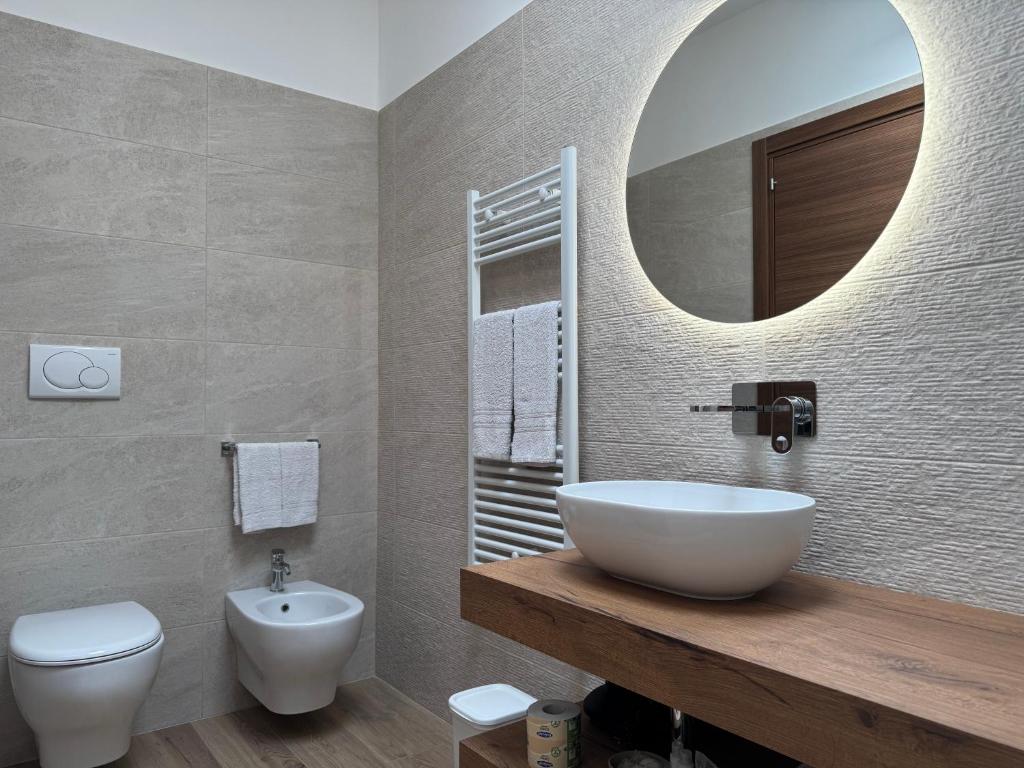 Koupelna v ubytování B&B Affittacamere Vecchia Alimini
