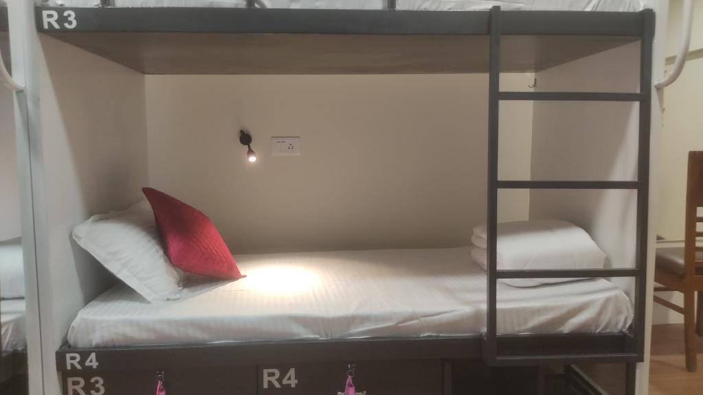 Postel nebo postele na pokoji v ubytování Hostells