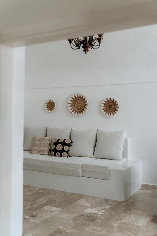 Posezení v ubytování Simantiri Private Villa