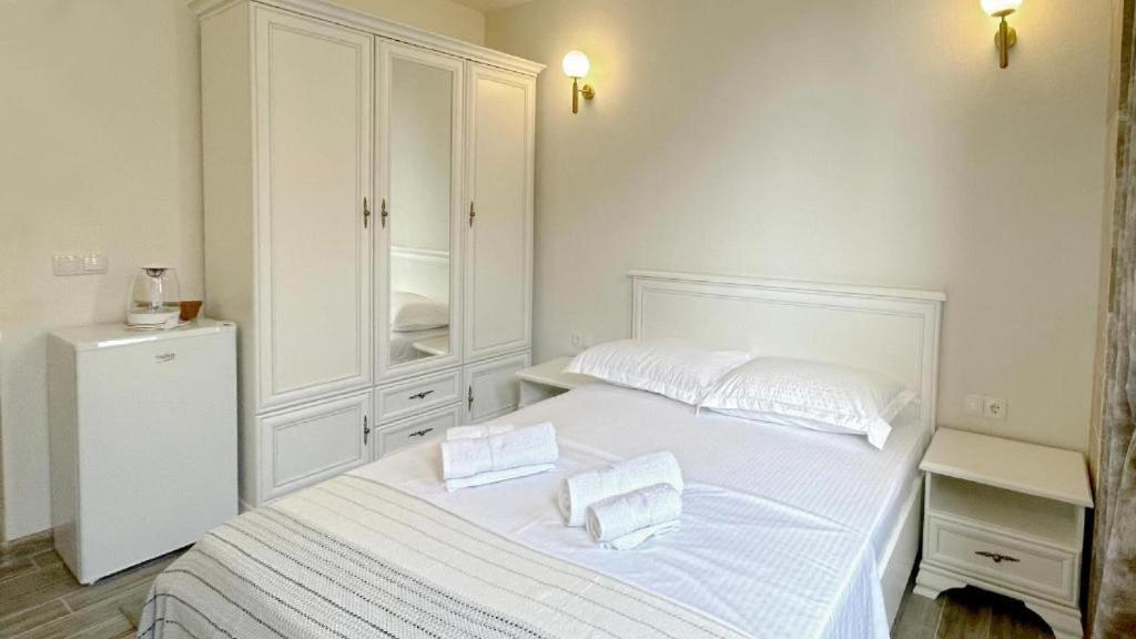 Postel nebo postele na pokoji v ubytování Guest House Bonaca