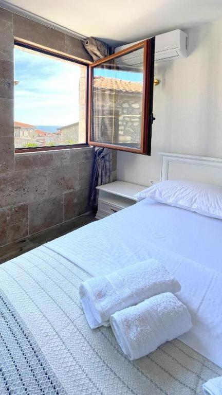 Postel nebo postele na pokoji v ubytování Guest House Bonaca
