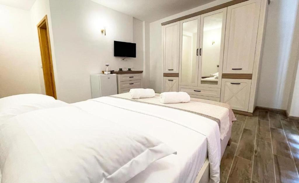 Postel nebo postele na pokoji v ubytování Guest House Bonaca