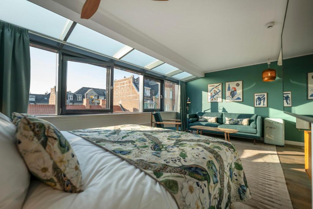 Postel nebo postele na pokoji v ubytování Motel One Copenhagen