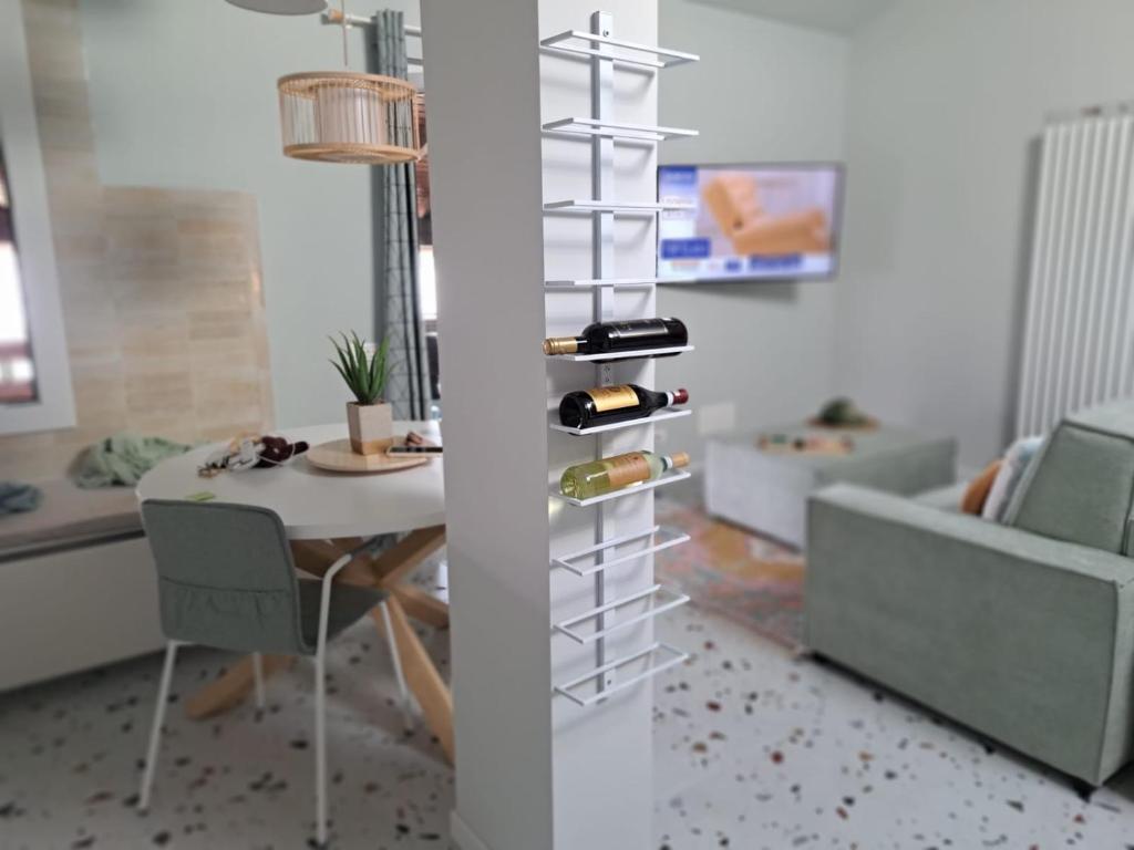 TV a/nebo společenská místnost v ubytování Horizon Lake view, Predore